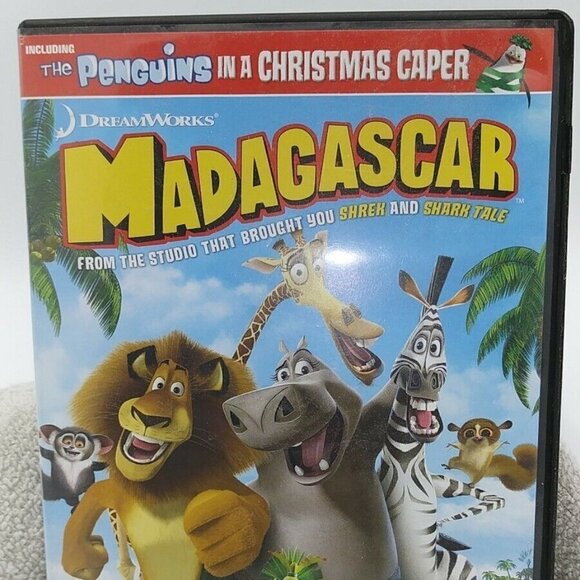 Madagascar & the Penguins in A Christmas Caper DVD 2008 Ben Stiller Chris Rock - Picture 2 of 9
